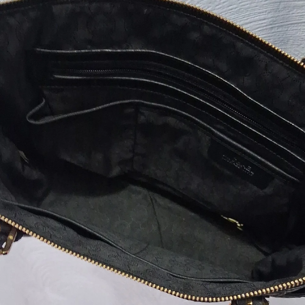 Michael Kors Black and Gold Tote - Picture 4 of 7